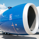 The starboard engine of an A350